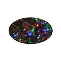 Christmas Lights Sticker (oval)