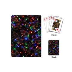 Christmas Lights Playing Cards Single Design (mini)