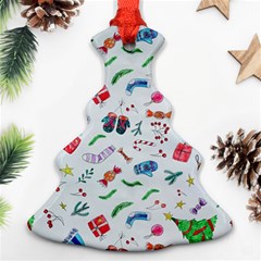 New Year Christmas Winter Pattern Ornament (christmas Tree) 