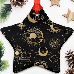 Star Colorful Christmas Abstract Ornament (star)