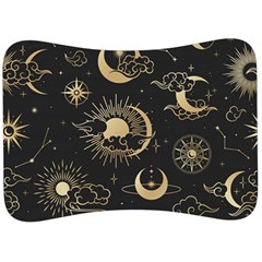 Star Colorful Christmas Abstract Velour Seat Head Rest Cushion