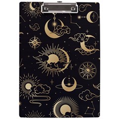 Star Colorful Christmas Abstract A4 Acrylic Clipboard