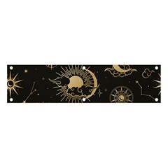 Star Colorful Christmas Abstract Banner And Sign 4  X 1  by Apen