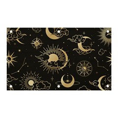 Star Colorful Christmas Abstract Banner And Sign 5  X 3 