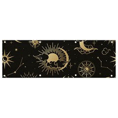 Star Colorful Christmas Abstract Banner And Sign 9  X 3 