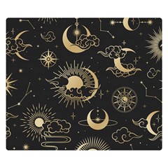 Star Colorful Christmas Abstract Premium Plush Fleece Blanket (small)