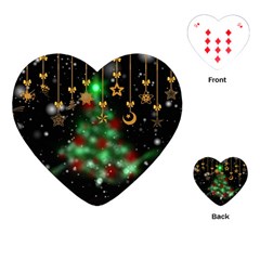 Christmas Star Jewellery Playing Cards Single Design (heart)