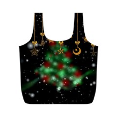 Christmas Star Jewellery Full Print Recycle Bag (m) by anzea