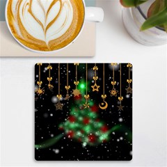 Christmas Star Jewellery Uv Print Square Tile Coaster  by anzea