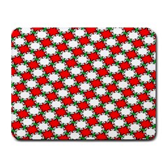 Christmas Star Red Green Small Mousepad by anzea