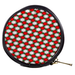 Christmas Star Red Green Mini Makeup Bag by anzea