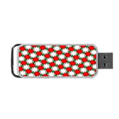 Christmas Star Red Green Portable Usb Flash (one Side) by anzea