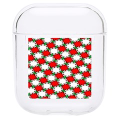 Christmas Star Red Green Hard Pc Airpods 1/2 Case by anzea