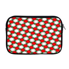 Christmas Star Red Green Apple Macbook Pro 17  Zipper Case