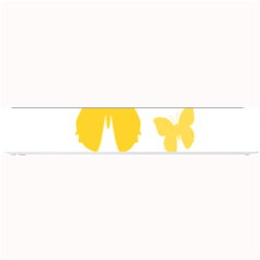 Yellow Butterfly Animals Fly Small Bar Mat by anzea