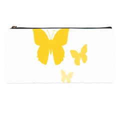 Yellow Butterfly Animals Fly Pencil Case by anzea