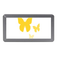 Yellow Butterfly Animals Fly Memory Card Reader (mini) by anzea