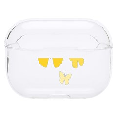 Yellow Butterfly Animals Fly Hard Pc Airpods Pro Case by anzea