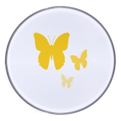 Yellow Butterfly Animals Fly Wireless Fast Charger(white) by anzea