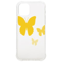 Yellow Butterfly Animals Fly Iphone 12/12 Pro Tpu Uv Print Case by anzea