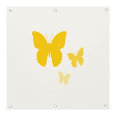 Yellow Butterfly Animals Fly Banner And Sign 3  X 3 