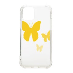 Yellow Butterfly Animals Fly Iphone 11 Pro 5 8 Inch Tpu Uv Print Case by anzea