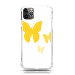 Yellow Butterfly Animals Fly Iphone 11 Pro Max 6 5 Inch Tpu Uv Print Case by anzea