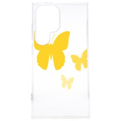 Yellow Butterfly Animals Fly Samsung Galaxy S24 Plus 6 7 Inch Tpu Uv Case