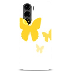 Yellow Butterfly Animals Fly Samsung Galaxy S24 Plus 6 7 Inch Black Tpu Uv Case