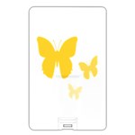 Yellow Butterfly Animals Fly Name Card Style USB Flash Drive Back