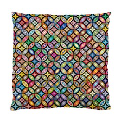 Floral Flowers Decorative Standard Cushion Case (two Sides) by anzea