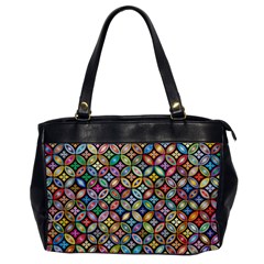 Floral Flowers Decorative Oversize Office Handbag by anzea