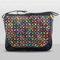 Floral Flowers Decorative Messenger Bag by anzea