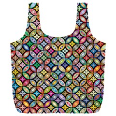 Floral Flowers Decorative Full Print Recycle Bag (xxxl)