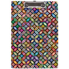 Floral Flowers Decorative A4 Acrylic Clipboard by anzea