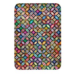 Floral Flowers Decorative Rectangular Glass Fridge Magnet (4 Pack) by anzea