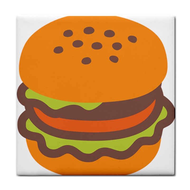 Hamburger Tile Coaster