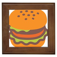 Hamburger Framed Tile