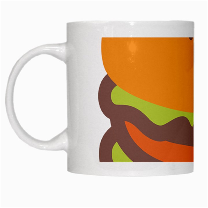 Hamburger White Mug