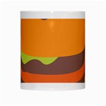 Hamburger White Mug Center