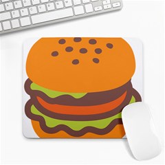 Hamburger Large Mousepad by anzea