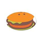 Hamburger Sticker (Oval) Front