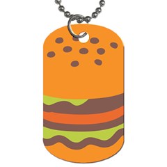 Hamburger Dog Tag (two Sides) by anzea