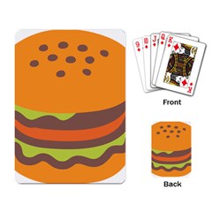 Hamburger Playing Cards Single Design (rectangle)