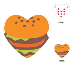 Hamburger Playing Cards Single Design (heart)