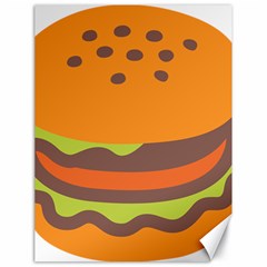 Hamburger Canvas 18  X 24  by anzea