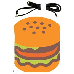 Hamburger Shoulder Sling Bag by anzea