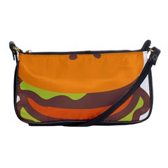 Hamburger Shoulder Clutch Bag