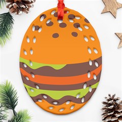 Hamburger Ornament (oval Filigree)