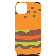 Hamburger Iphone 14 Plus Black Uv Print Case by anzea